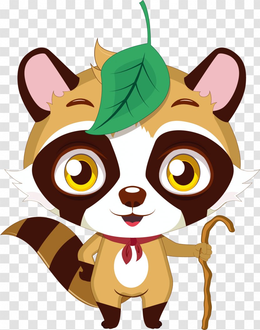 Raccoon Royalty-free Photography Illustration - Watercolor - Vector Hand-painted Bear Transparent PNG