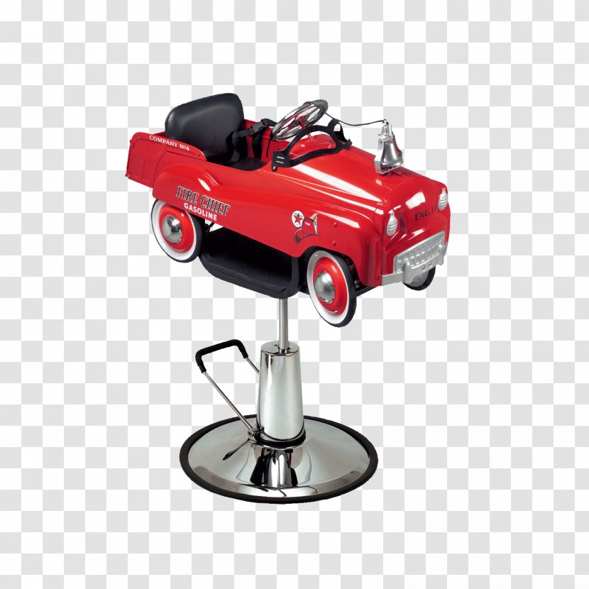 Barber Chair Beauty Parlour Child - Fire Engine - Truck Transparent PNG