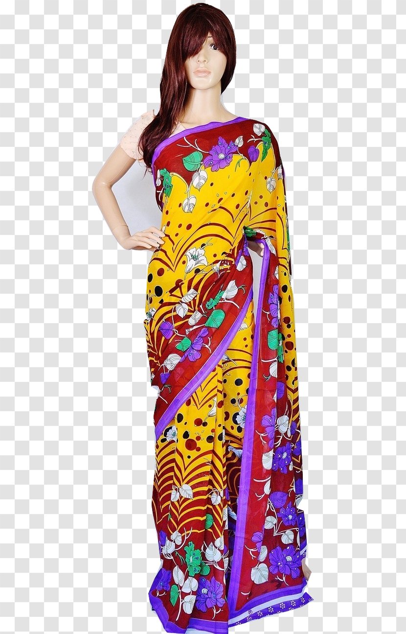 Shoulder Sari Dress - Clothing Transparent PNG