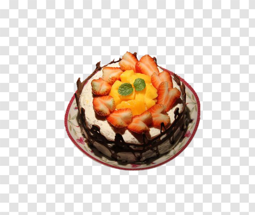 Torte Frozen Dessert Recipe Buttercream Dish - Delicious Strawberry Cake Transparent PNG