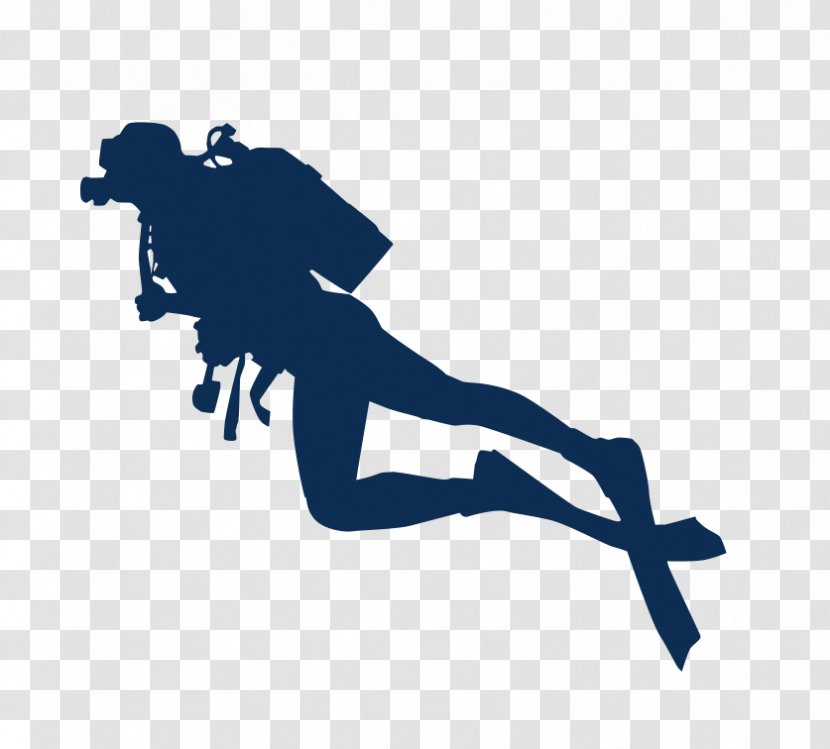 Silhouette Underwater Diving - Designer - Diver Transparent PNG