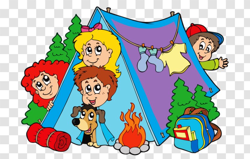 Camping Summer Camp Child Clip Art - Fictional Character Transparent PNG