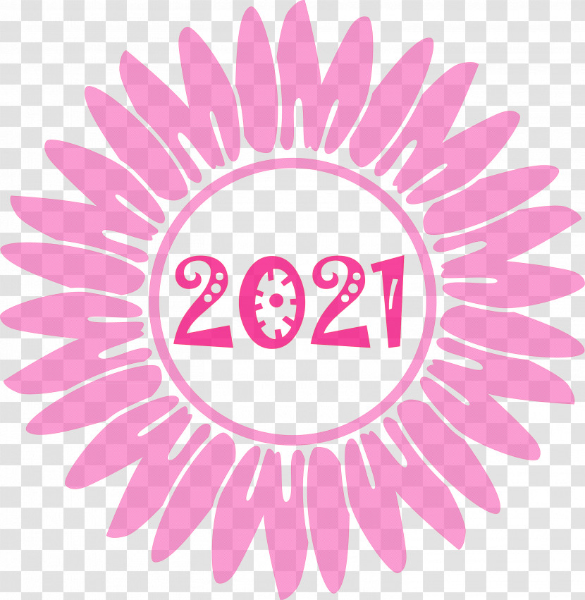 Welcome 2021 Sunflower Transparent PNG