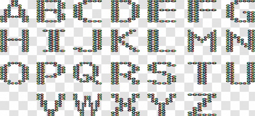 Technology Brand Line Font - Text - Alphabet Collection Transparent PNG