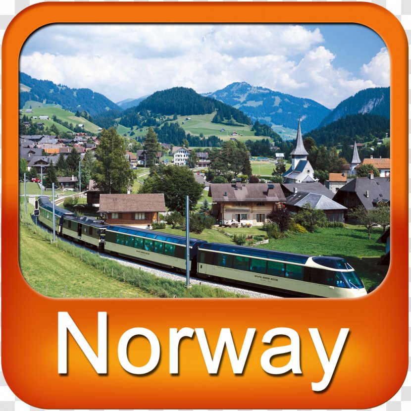 GoldenPass Line Train Rail Transport Bernina Railway Express - Europe Inc - Switzerland Transparent PNG