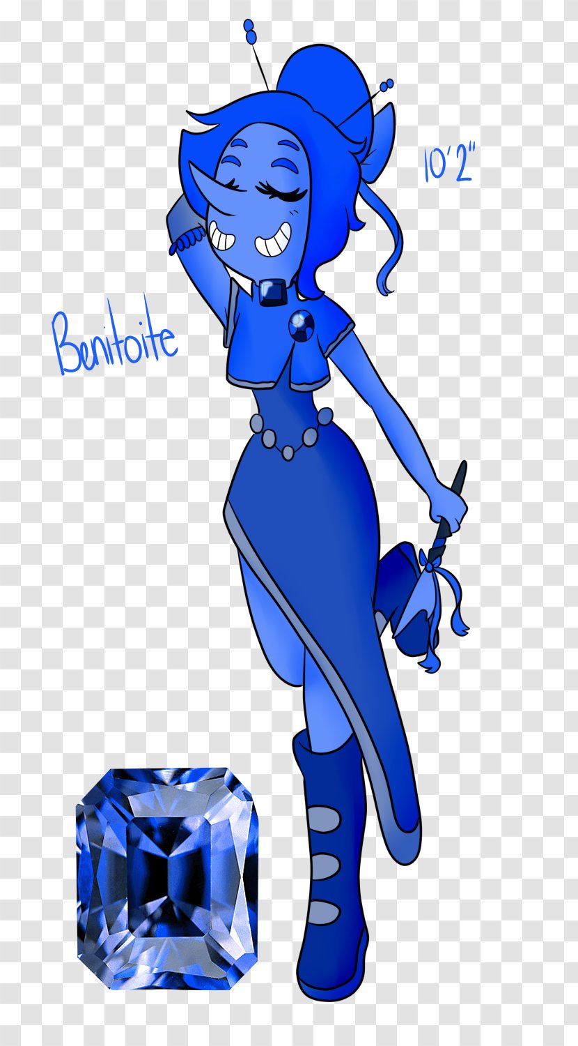 Benitoite Gemstone Anatase Blue Garnet - Fictional Character Transparent PNG