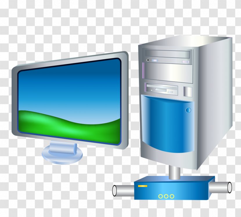 Personal Computer Graphics Icon - Multimedia - Blue Technology Transparent PNG