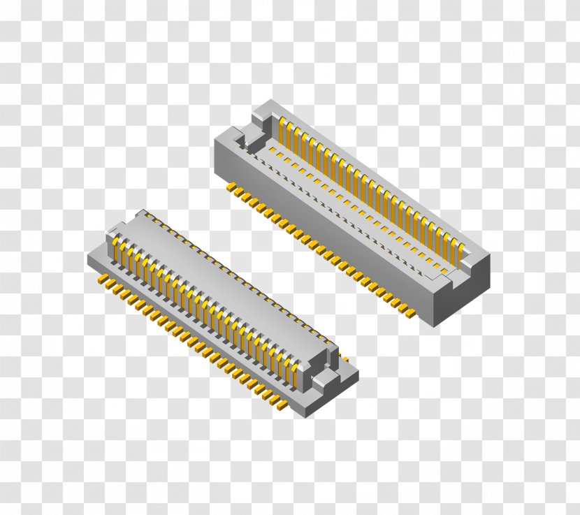 Electrical Connector Printed Circuit Board Microcontroller Board-to-board Electronics - Electronic Component - Accessory Transparent PNG