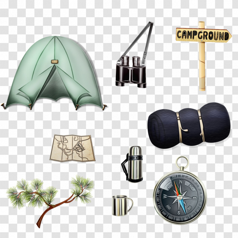 Camping Sleeping Bag Tent Backpack Campsite Transparent PNG