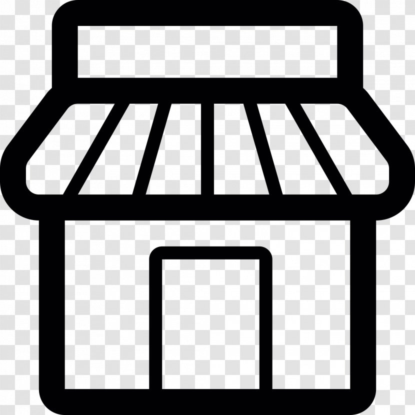 Black And White Rectangle Symbol - Grocery Store Transparent PNG