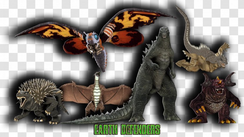 Godzilla Mothra Varan Baragon Anguirus - Vs - Mr Six Transparent PNG