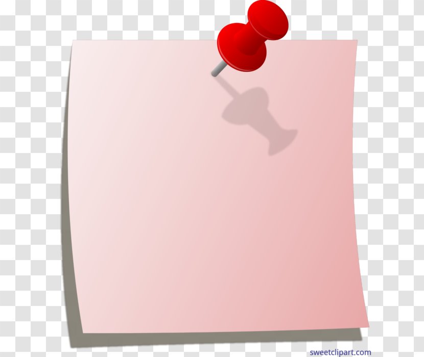 Post-it Note Paper Clip Art Drawing Pin - Post It Transparent PNG