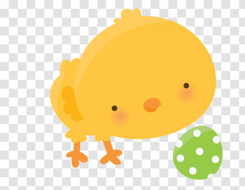 Easter Egg Cartoon - Chicken - Yellow Transparent PNG