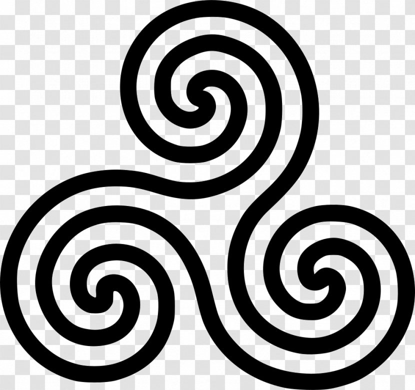 Triskelion Symbol - Celtic Knot Transparent PNG