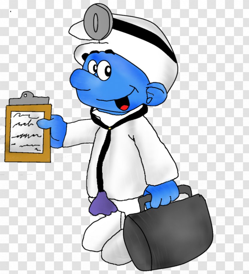 Physician Blog Medicine Doctor's Office Clip Art - Smurfs Transparent PNG
