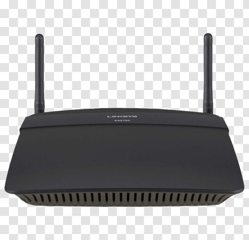 Linksys EA2750 Wireless Router - Access Point - 4-port Switch (integrated)EN, Fast EN, Gigabit IEEE 802.11b, 802.11a, 802.11g, 802.11n Router4-port 802.11aBelkin Play N600 Transparent PNG