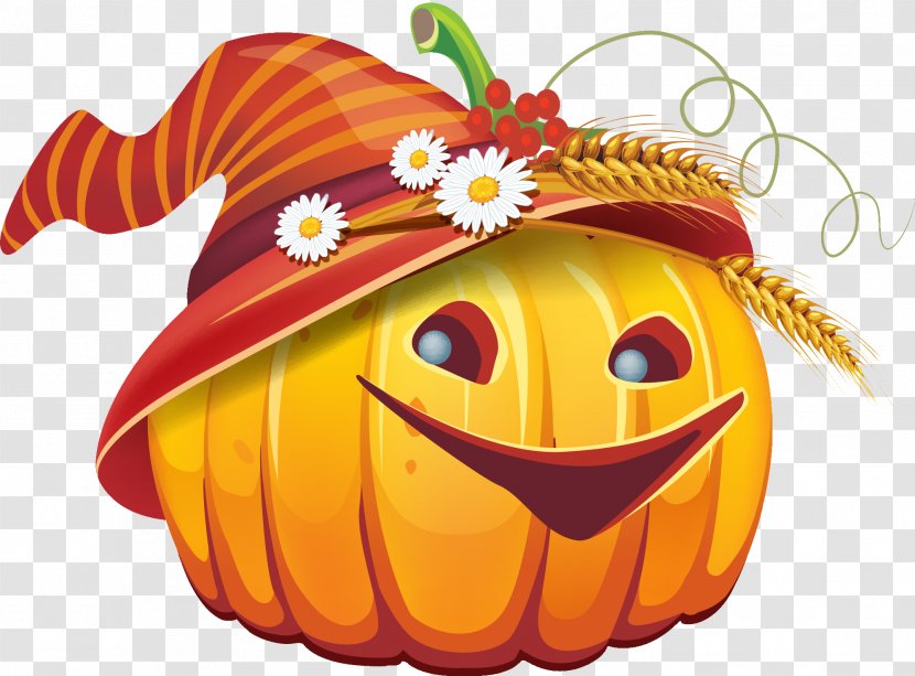 Halloween Jack-o'-lantern Vector Graphics Pumpkin Stock Photography - Vegetarian Food Transparent PNG