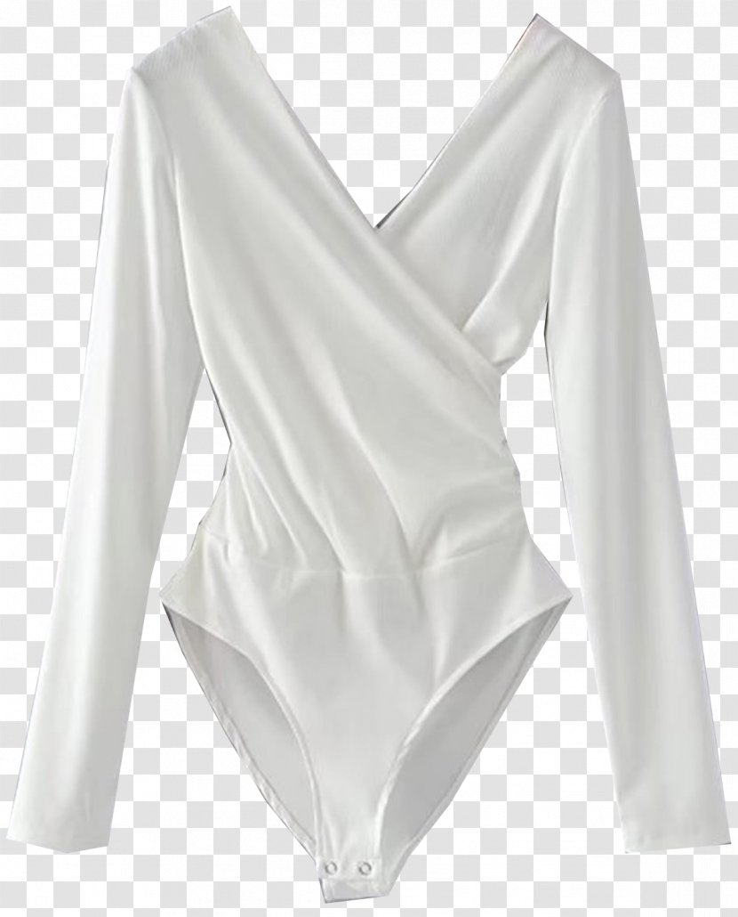Sleeve Neckline Amazon.com Blouse Clothing - Surplice - Standard Body Transparent PNG