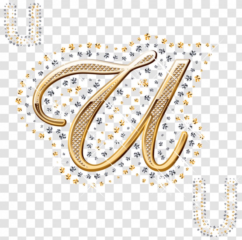 English Alphabet Letter U - Brand - Glitter Gold Transparent PNG