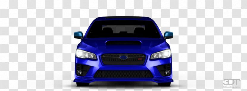 City Car Bumper Compact Motor Vehicle - Electric Blue Transparent PNG