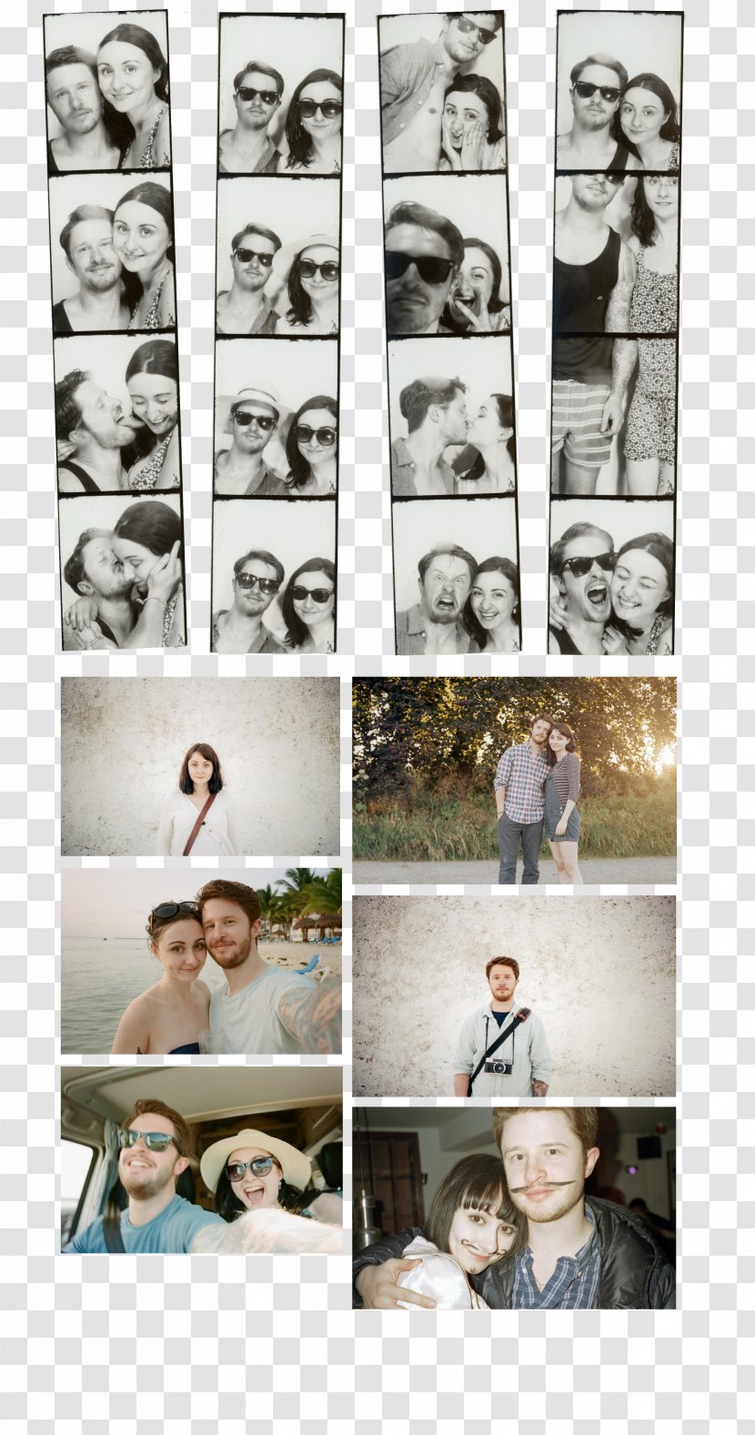 Glasses Collage Picture Frames - Husband And Wife Wedding Transparent PNG