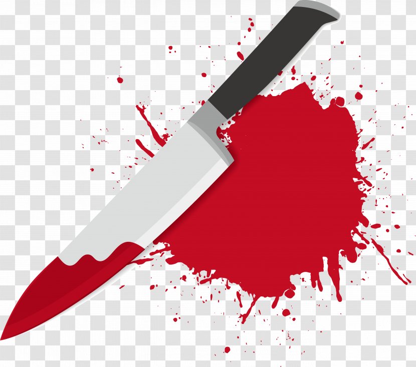 Blood Kapuas Regency Artery Bleeding - Cold Weapon - A Knife And Pool Of Transparent PNG