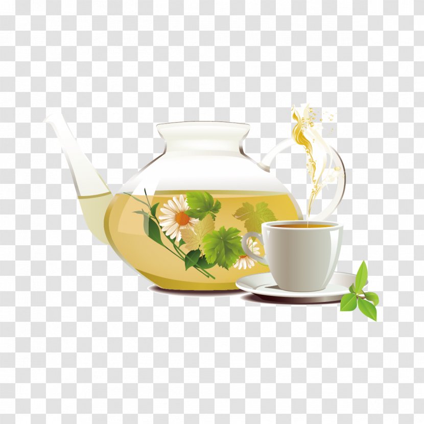 Chrysanthemum Tea Euclidean Vector - Flower Transparent PNG