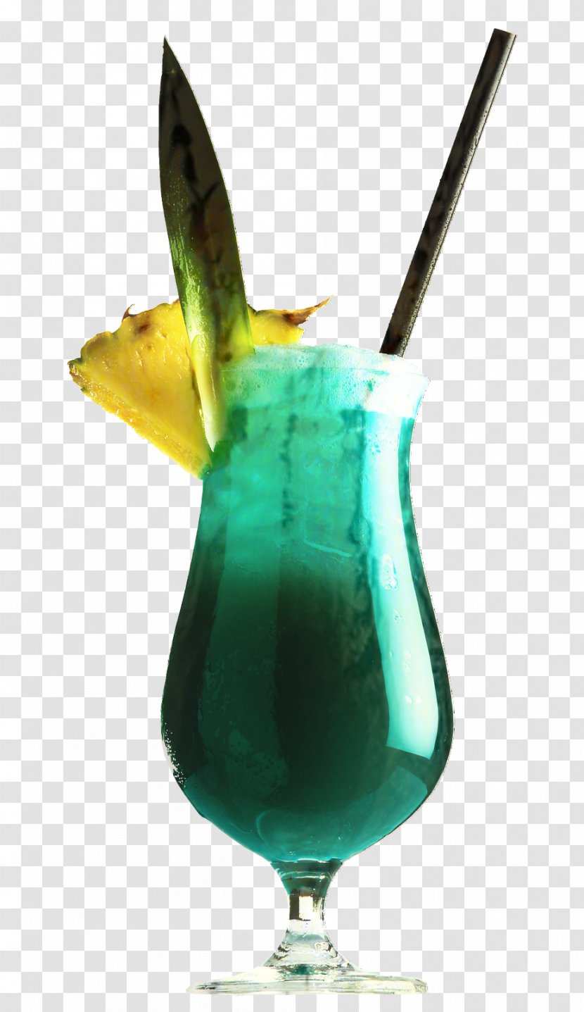 Party Cartoon - Drink - Hurricane Blue Lagoon Transparent PNG