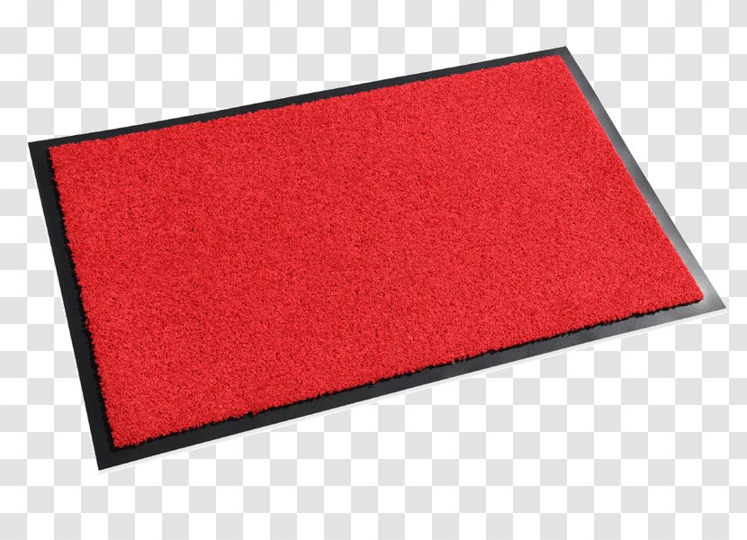 Mat Red Flooring Rectangle Germany - Material - Carpet Wash Transparent PNG