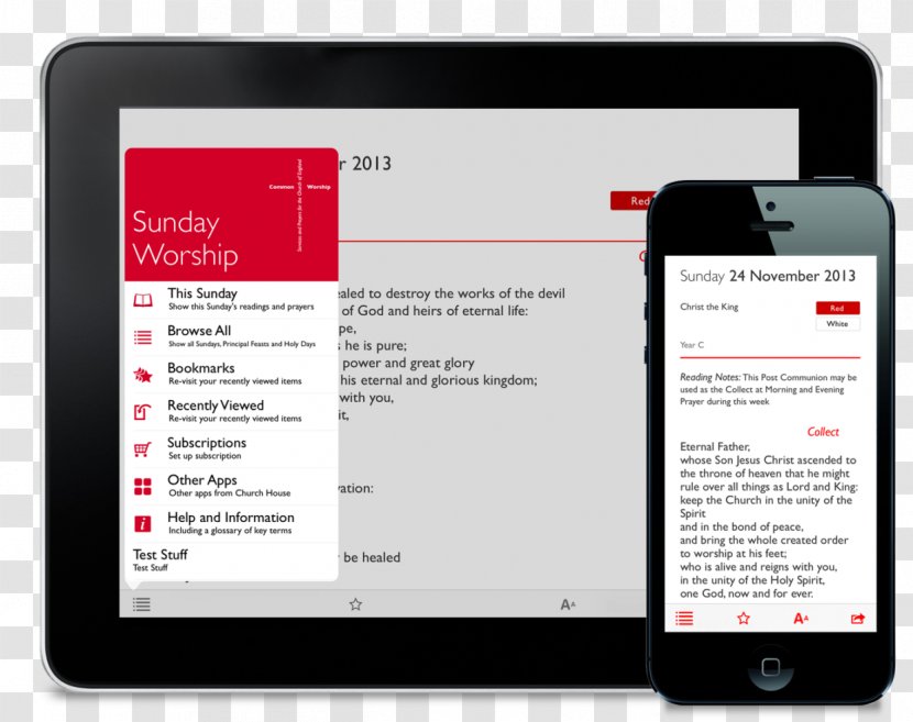 Smartphone Church Of England Handheld Devices Lectionary Transparent PNG