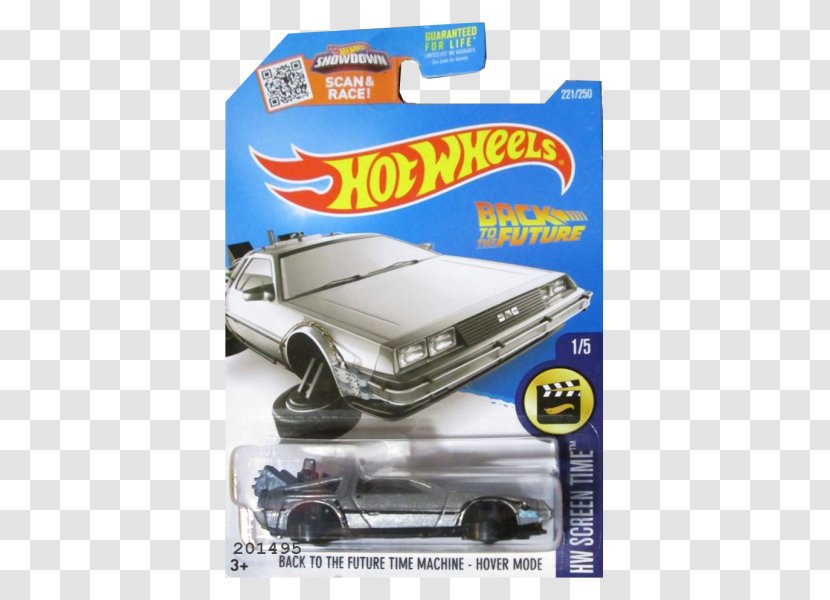 Car DeLorean DMC-12 Hot Wheels Time Machine Motor Company - Race Off Transparent PNG