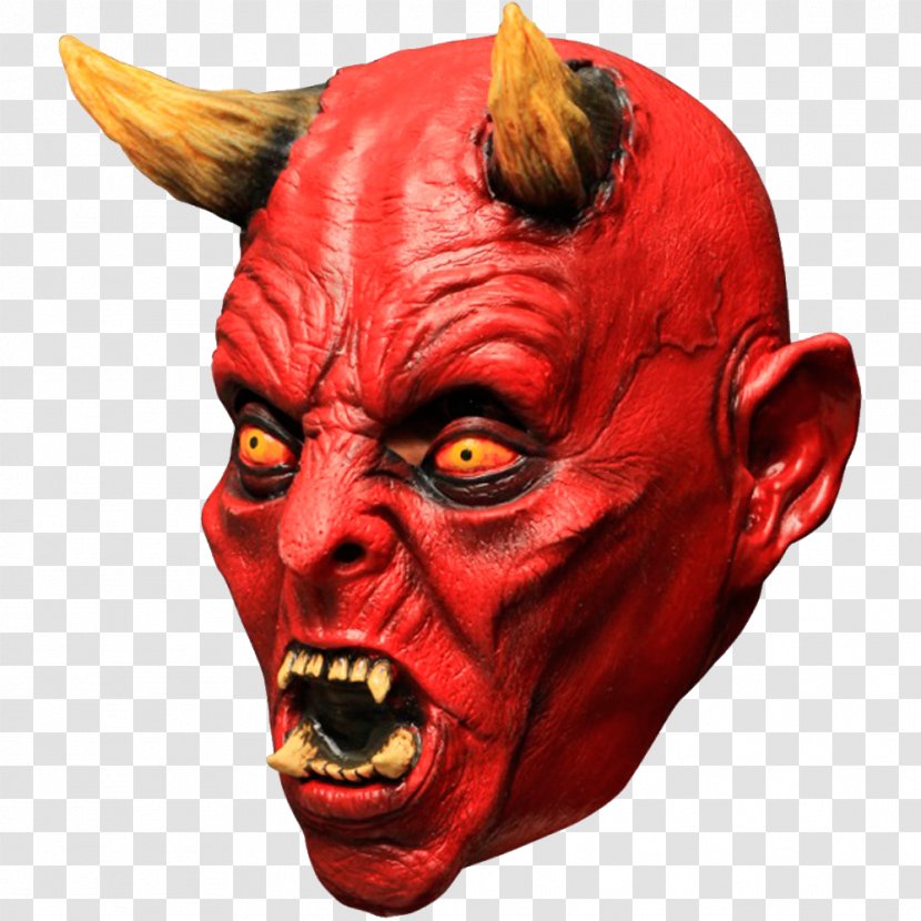 Lucifer Latex Mask Satan Devil - Frame Transparent PNG