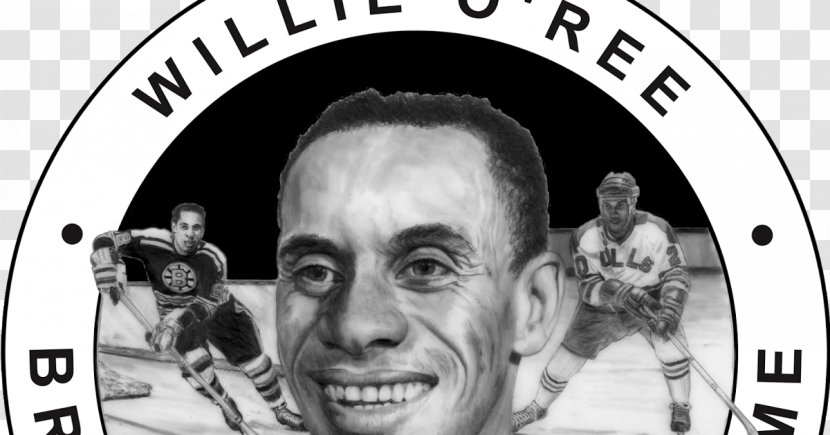 Willie O'Ree National Hockey League Boston Bruins The Game Of Ice - Monochrome Photography Transparent PNG