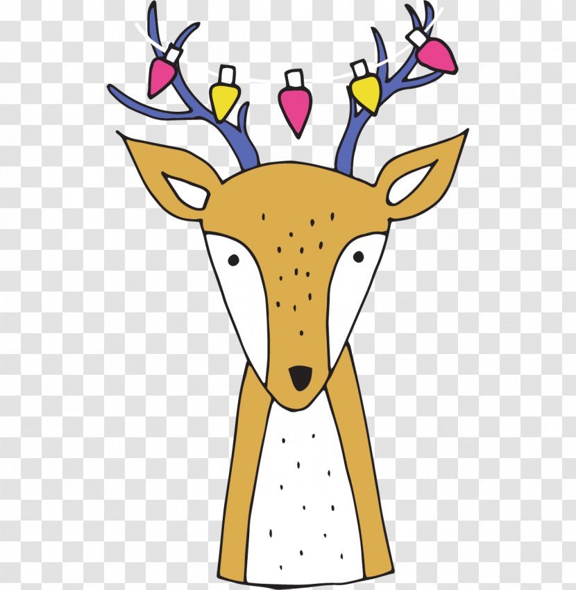 Reindeer Clip Art Image - Elk Transparent PNG