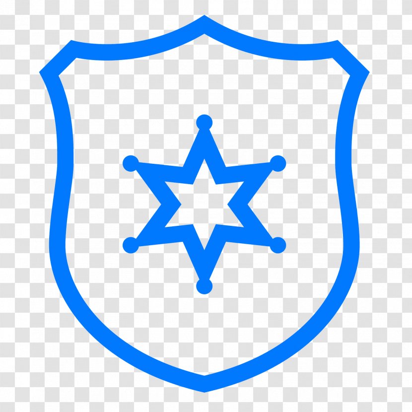 Badge Sheriff Royalty-free Police - Electric Blue Transparent PNG