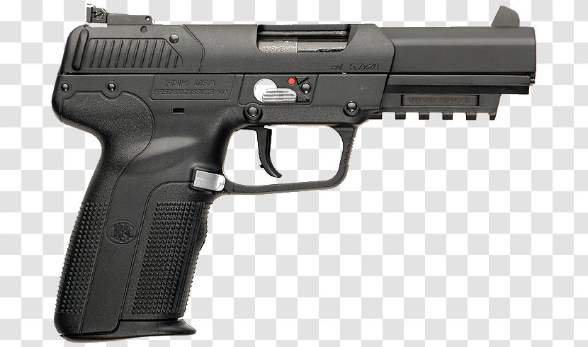 FN Five-seven Herstal 5.7×28mm Semi-automatic Pistol - Semiautomatic Firearm - Handgun Transparent PNG
