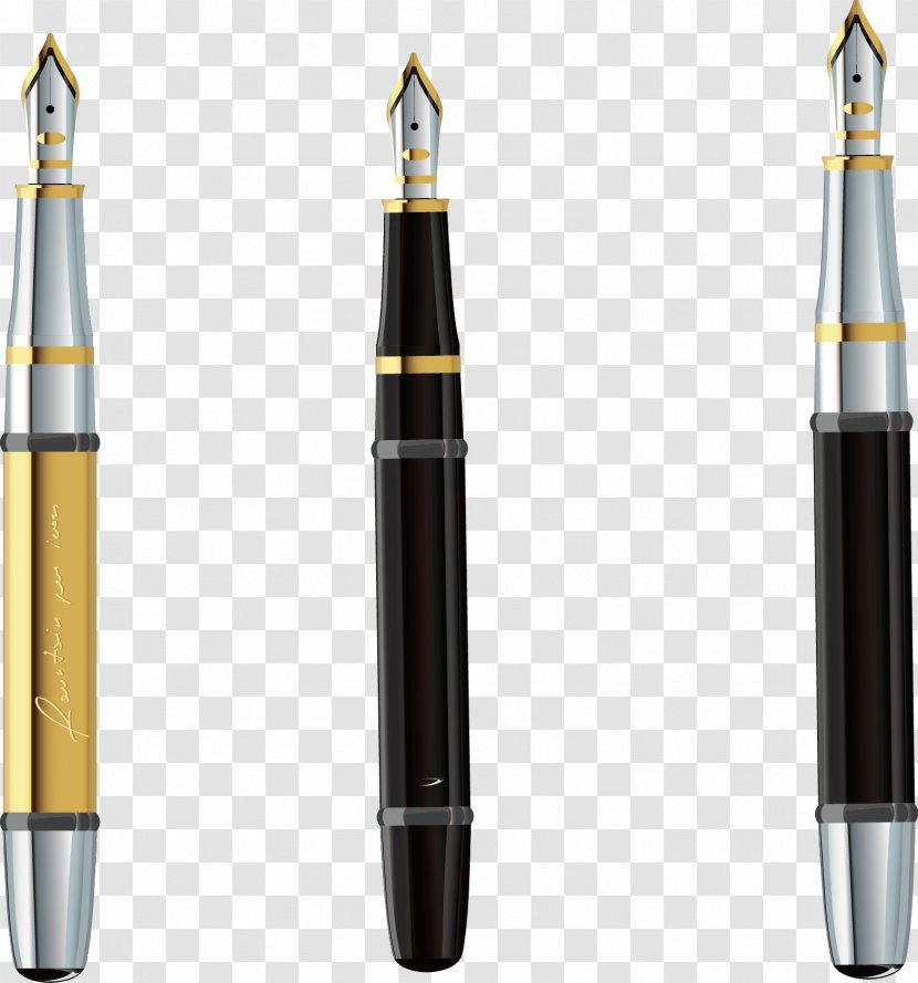 Fountain Pen Clip Art - Ink - Expensive Pens Transparent PNG