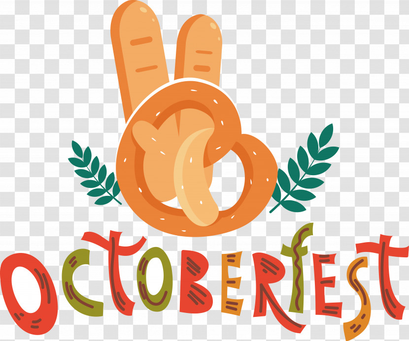 Oktoberfest Logo Text Vector Drawing Transparent PNG