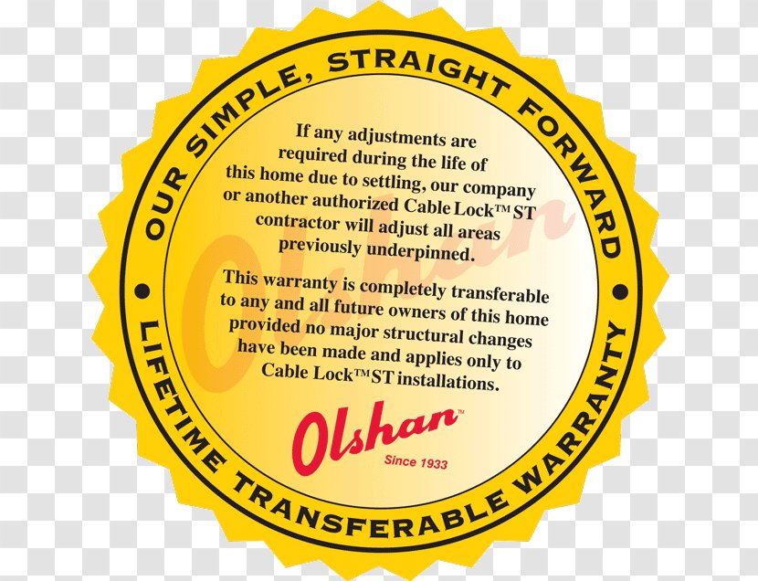 Warranty Administrative Scrivener Laisvoji Profesija Olshan Foundation Repair Judicial - Label Transparent PNG