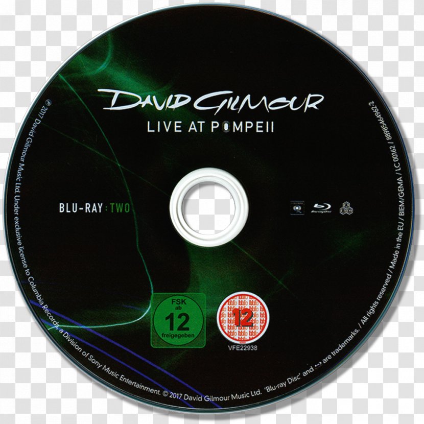 Compact Disc Blu-ray Live At Pompeii Then And Now Film - Disco Poster Transparent PNG