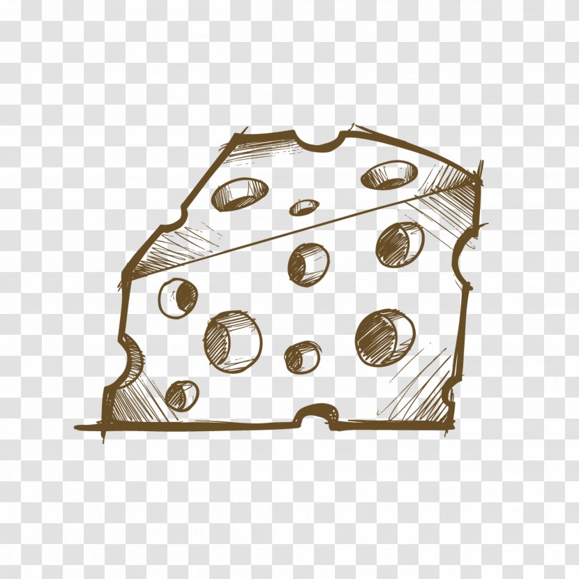Cheesecake Chechil - Cheese Shop Sketch - Hand-painted Transparent PNG