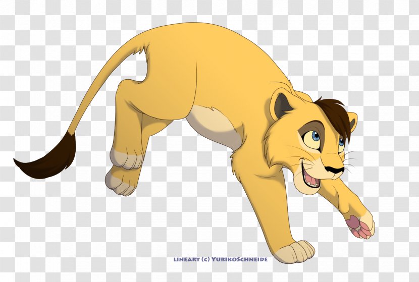Lion Whiskers Cat Zira Simba - Vertebrate Transparent PNG
