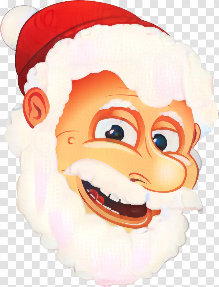 Santa Claus Cartoon - Christmas Day - Smile Mouth Transparent PNG