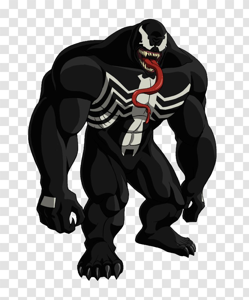Venom Spider-Man Eddie Brock Harry Osborn Symbiote - Silhouette Transparent PNG
