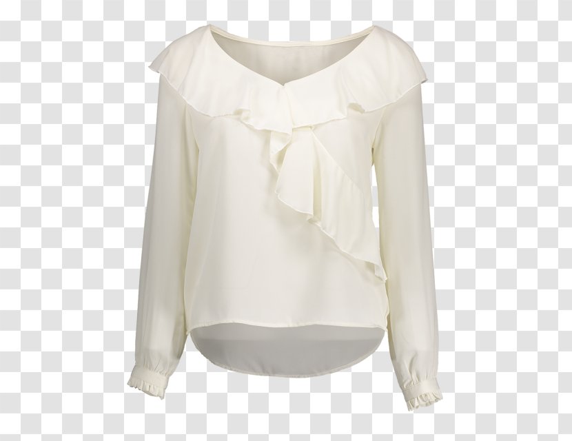 Blouse Shoulder Sleeve - Clothing - White Transparent PNG