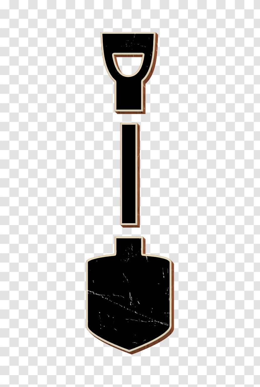 Shovel Agriculture Equipment Tool In Vertical Position Icon Building Trade Icon Shovel Icon Transparent PNG