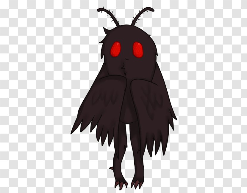Point Pleasant Mothman Flatwoods Monster Drawing Owlman - Watercolor Transparent PNG