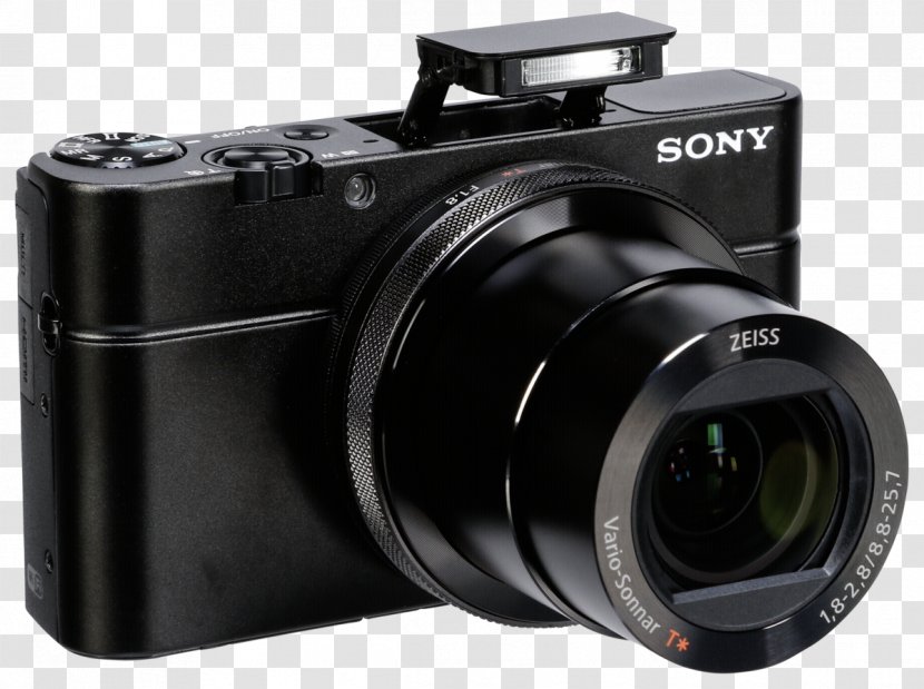 Sony Cyber-shot DSC-RX100 IV Point-and-shoot Camera Mirrorless Interchangeable-lens Digital SLR - Single Lens Reflex Transparent PNG