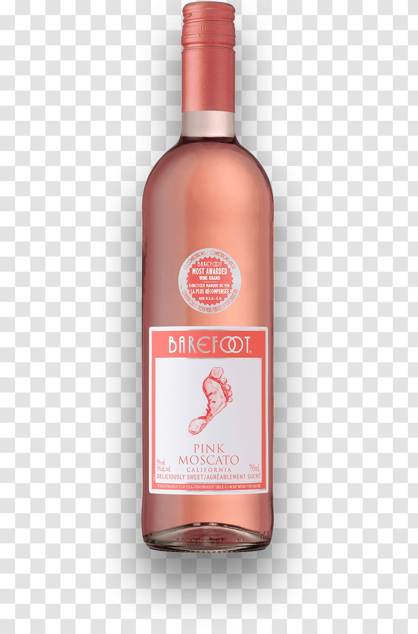Rosé Muscat Wine Champagne Moscato D'Asti - Distilled Beverage - Rose Transparent PNG