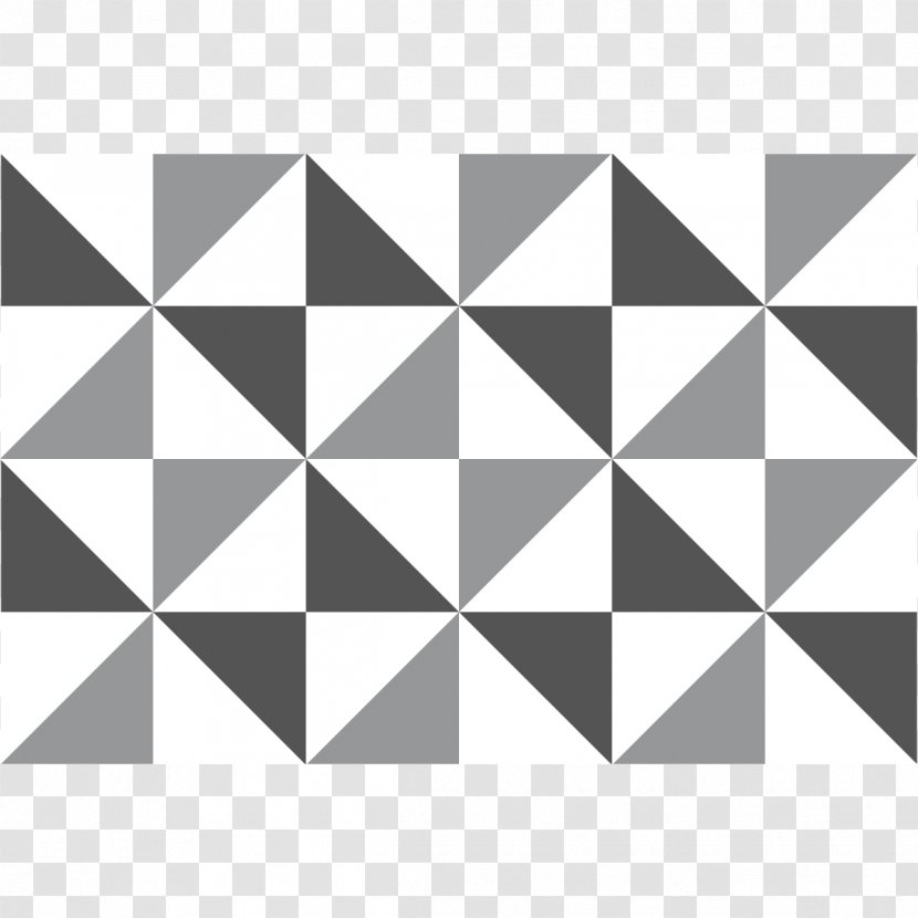 Quilt Saudade Carrelage Triangle Pattern - Symmetry - Floor Sticker Wall Transparent PNG